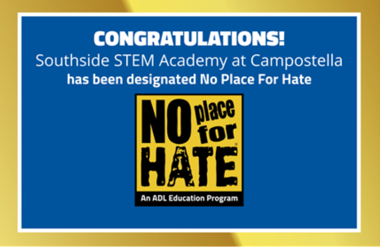 No place for hate banner